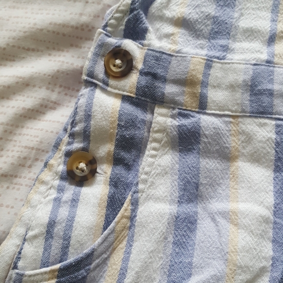 Hollister stripped romper/overalls - Picture 2 of 6